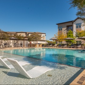 Sparkling swimming pool