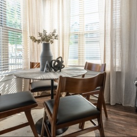 Generous living spaces with beautiful natural lighting